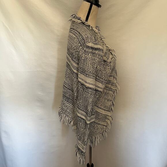 Dolce Cabo Fringe Cardigan Womens Sweater Sz Large Boho Western Festival Cottage - Picture 4 of 9